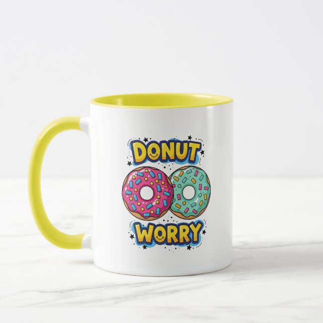 Taza de café 'Donut Worry' (Izquierda)
