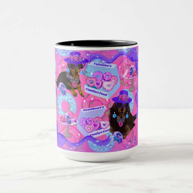 Taza de café Donut Worry Doxies (Centro)