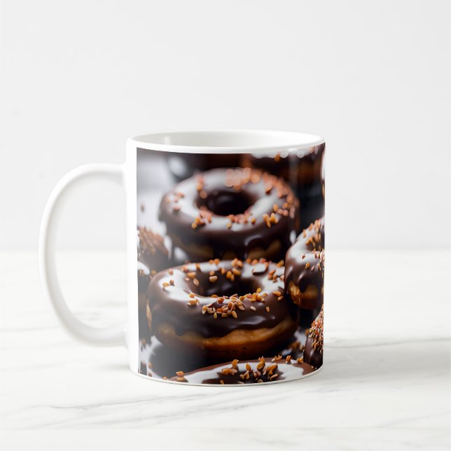 Taza De Café Donuts de chocolate (Izquierda)