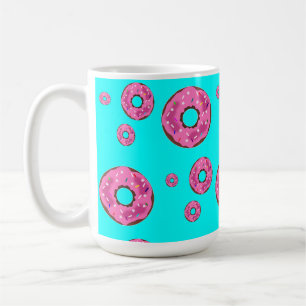 Taza De Café Donuts de crema rosa