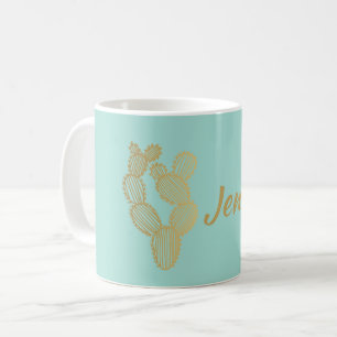 Taza De Café Doodle de oro con sabor a oro