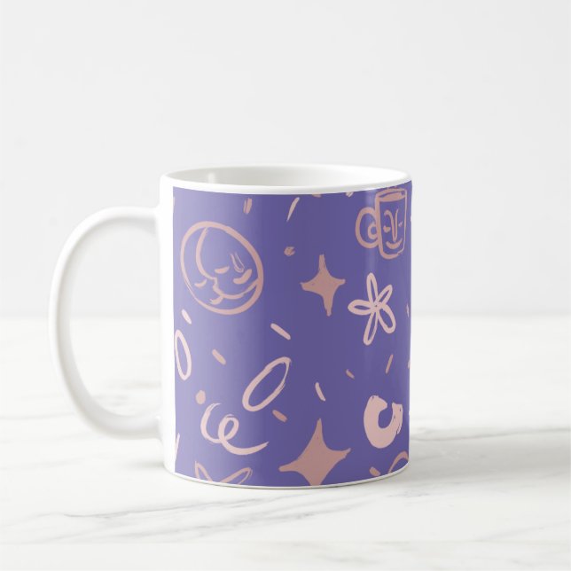 Taza De Café Doodle Delight (Izquierda)