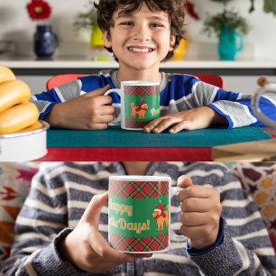 Taza De Café Doodle dorado dorado perro personalizado