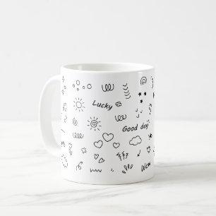 Taza De Café Doodle lindo de Gooday