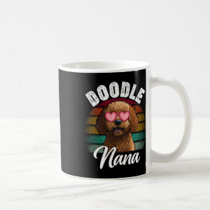 Taza De Café Doodle Retro Nana Goldendoodle Perro Madres amante