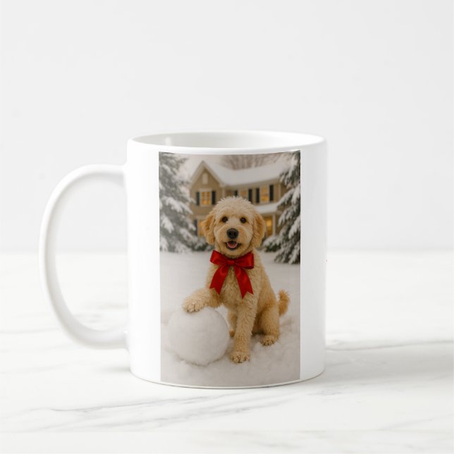 Taza De Café Doodle Winter Coffee Mug (Izquierda)