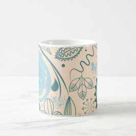 Taza De Café Doodles de flores