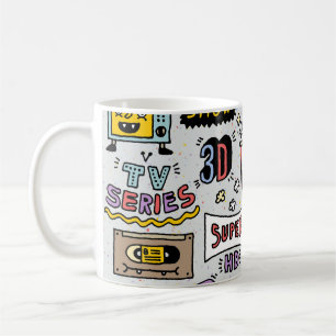 Taza De Café Doodles de la serie de televisión: Divertido conju