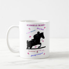 Taza De Café Doodles del caballo