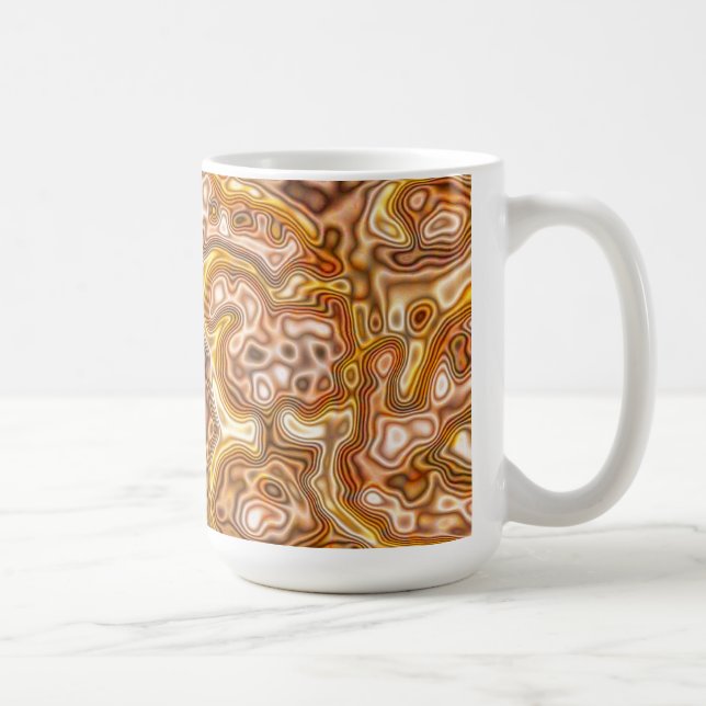 TAZA DE CAFÉ DORADO (Derecha)