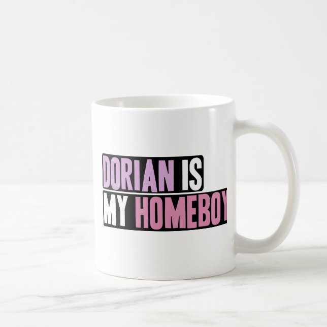 Taza De Café Dorian es mi hogar (Derecha)