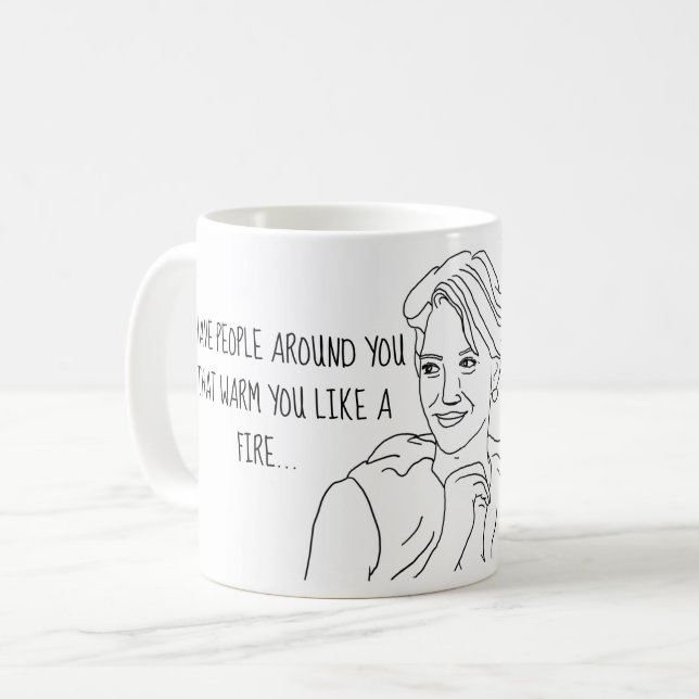 Taza De Café Dorinda RHONY - No deje el fuego quemarle (Anverso izquierdo)