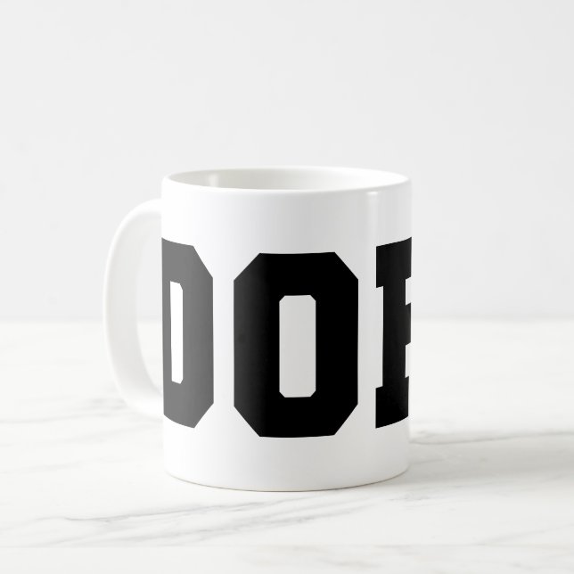 TAZA DE CAFÉ DORK (Anverso izquierdo)