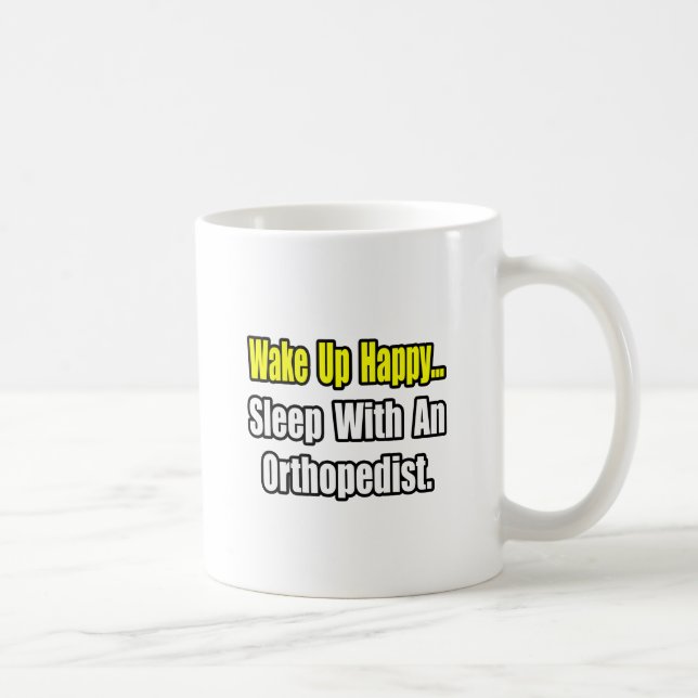 Taza De Café Dormir con un ortopedista (Derecha)