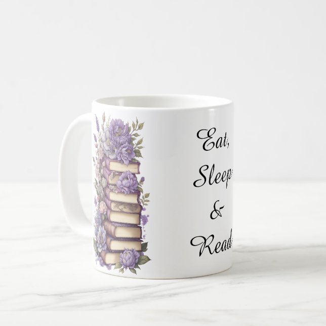 Taza De Café Dormir y leer (Anverso izquierdo)