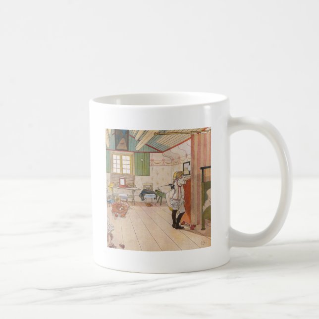 Taza De Café Dormitorio ático superior con hermana pequeña. (Derecha)