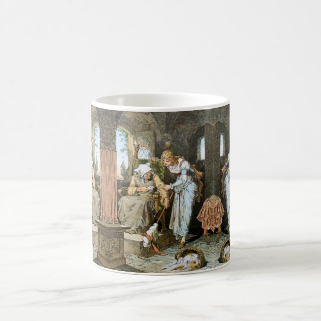 Taza De Café Dornröschen – Sleeping Beauty – Grimm Märchen (Centro)