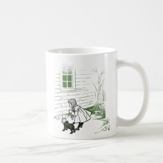 Taza De Café Dorothy aterriza en la Bruja Malvada del Oeste (Derecha)
