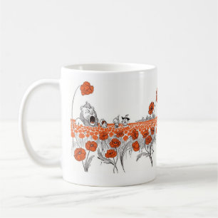 Taza De Café Dorothy y las amapolas