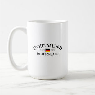 Taza De Café Dortmund Deutschland Coordenadas Alemán