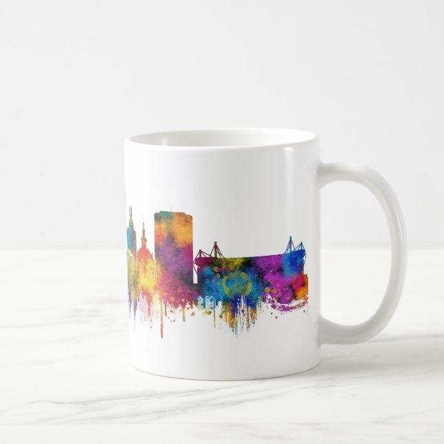 Taza De Café Dortmund Germany Skyline (Derecha)