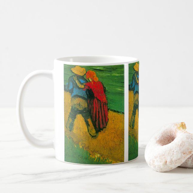 Taza De Café Dos amantes de Vincent van Gogh (Con donut)