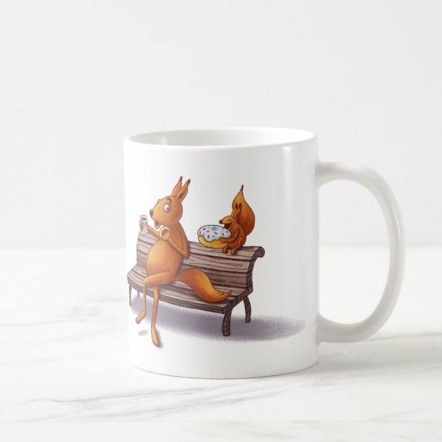 Taza De Café Dos ardillas (Derecha)