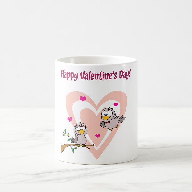 Taza De Café Dos Aves Amores (Subido por el creador)