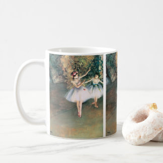 Taza De Café Dos bailarinas en un escenario de Edgar Degas, Art