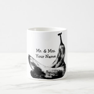 Taza De Café Dos bananas Guay diversión Personalizable único