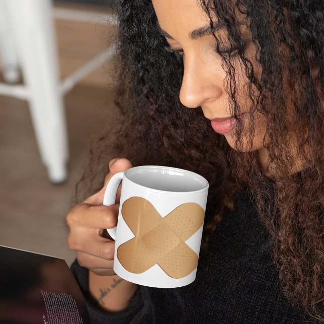 Taza De Café Dos Bandaids (Subido por el creador)