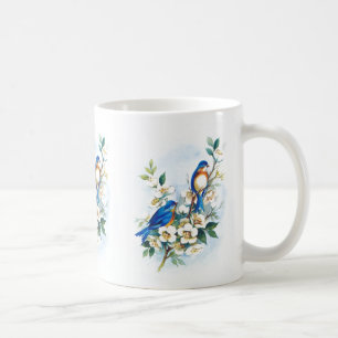 Taza De Café Dos Bluebirds