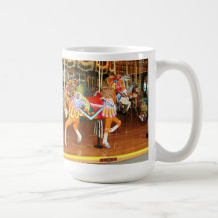 Taza De Café Dos caballos de carrusel zoológico de Seattle