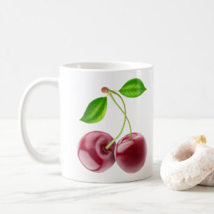 Taza De Café Dos cerezas dulces