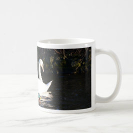 Taza De Café Dos cisnes y un pato