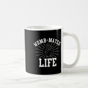 Taza De Café Dos compañeras de útero bebe Hermano Embarazo Cita