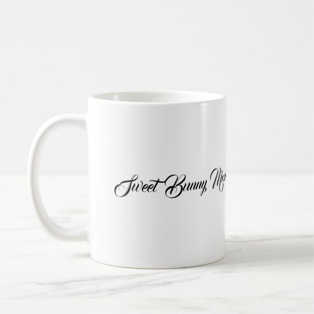 Taza De Café Dos divertidos conejos auténticos (Izquierda)