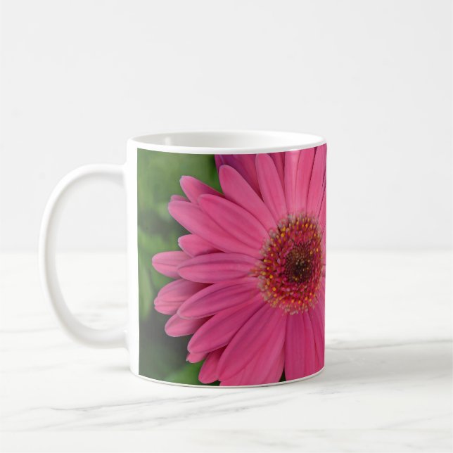 Taza De Café Dos flores germinales rosas (Izquierda)