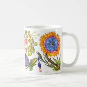 TAZA DE CAFÉ DOS FLORES SOLEADAS 2