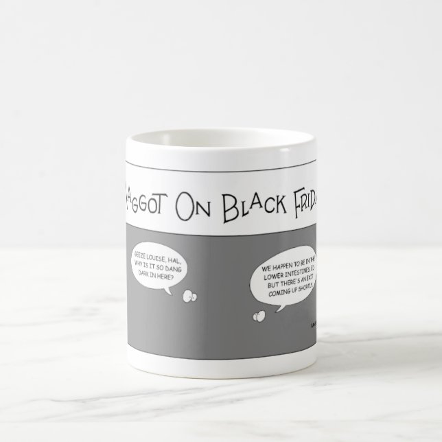 Taza De Café Dos gusanos en el viernes negro (Centro)