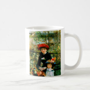 Taza De Café Dos hermanas en la terraza por Renoir