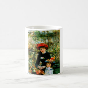 Taza De Café Dos hermanas en la terraza por Renoir