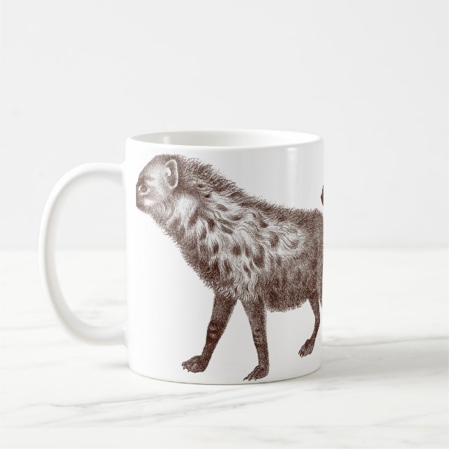 Taza De Café Dos manchados o Hyenas rayados (Izquierda)