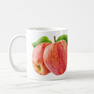 Taza De Café Dos manzanas rojas