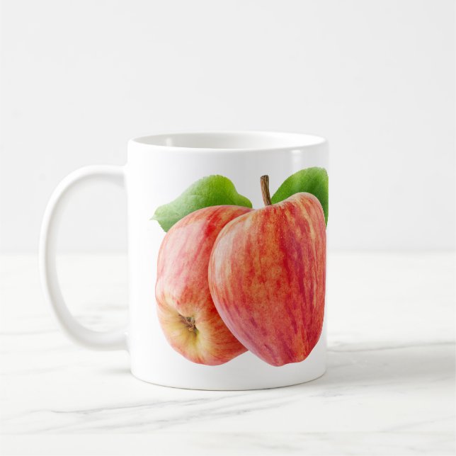 Taza De Café Dos manzanas rojas (Izquierda)
