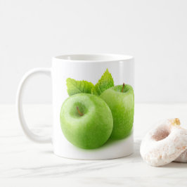 Taza De Café Dos manzanas verdes