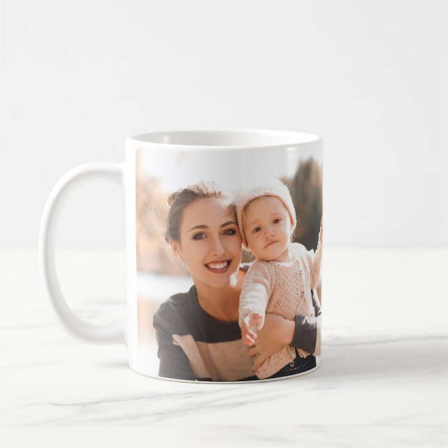 Taza De Café Dos Mug Clásico de Fotografía (Izquierda)