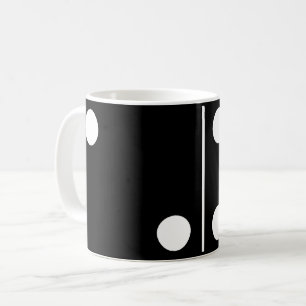 Taza De Café Dos mug de Domino negro