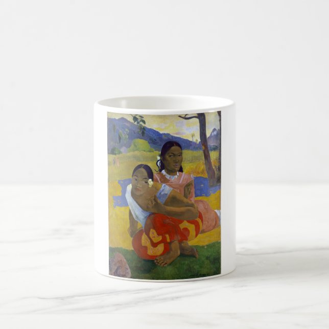 Taza De Café Dos mujeres tahitianas, Gauguin (Centro)