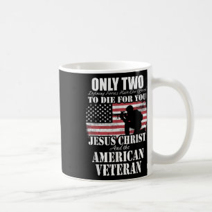 Taza De Café Dos Murieron Por Ti Jesús Y El Veterano Estadounid